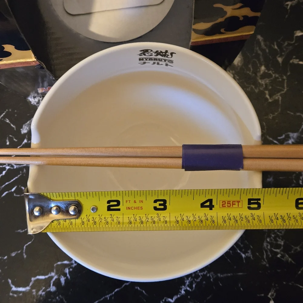 Naruto Noodle Bowl with Chopsticks